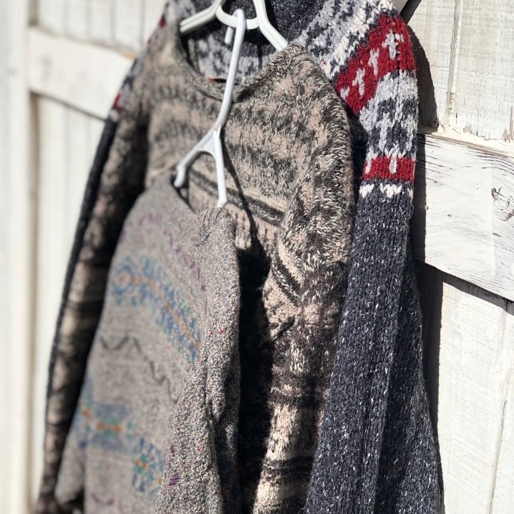 Lot of vintage sweater ugly sweater fall sweater